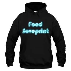 Food Soveprint Hoodie - Black