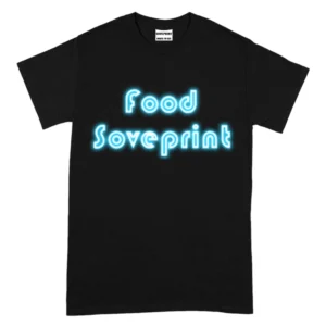 Food Soveprint TShirt - Black