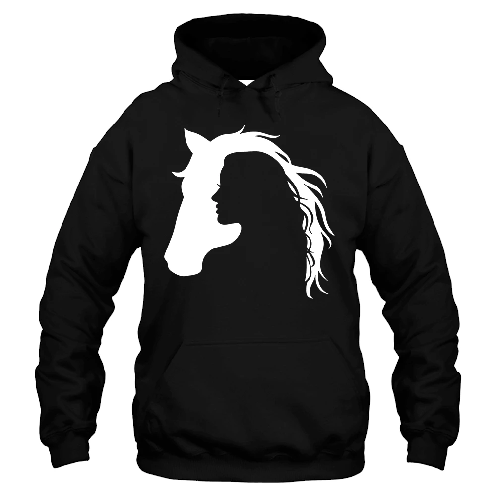 Horse Girl Hoodie - Black Horse Girl Hoodie - Black