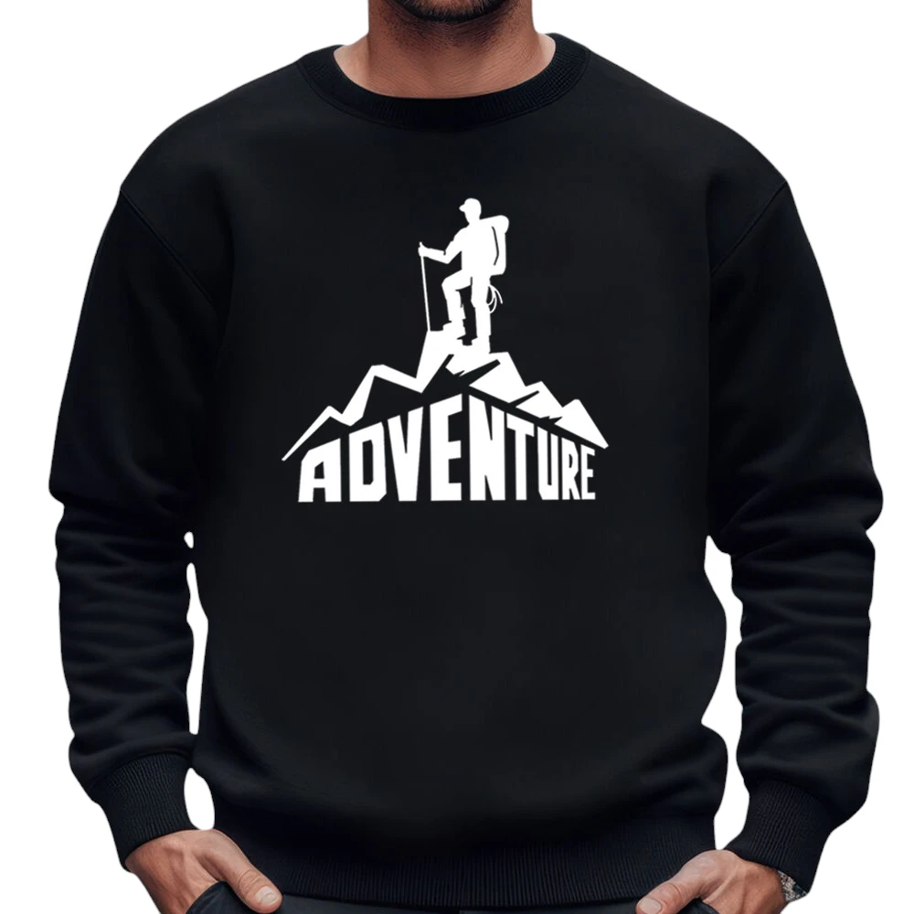 Adventure Explorer Sweatshirts - Black Adventure Explorer Sweatshirts - Black