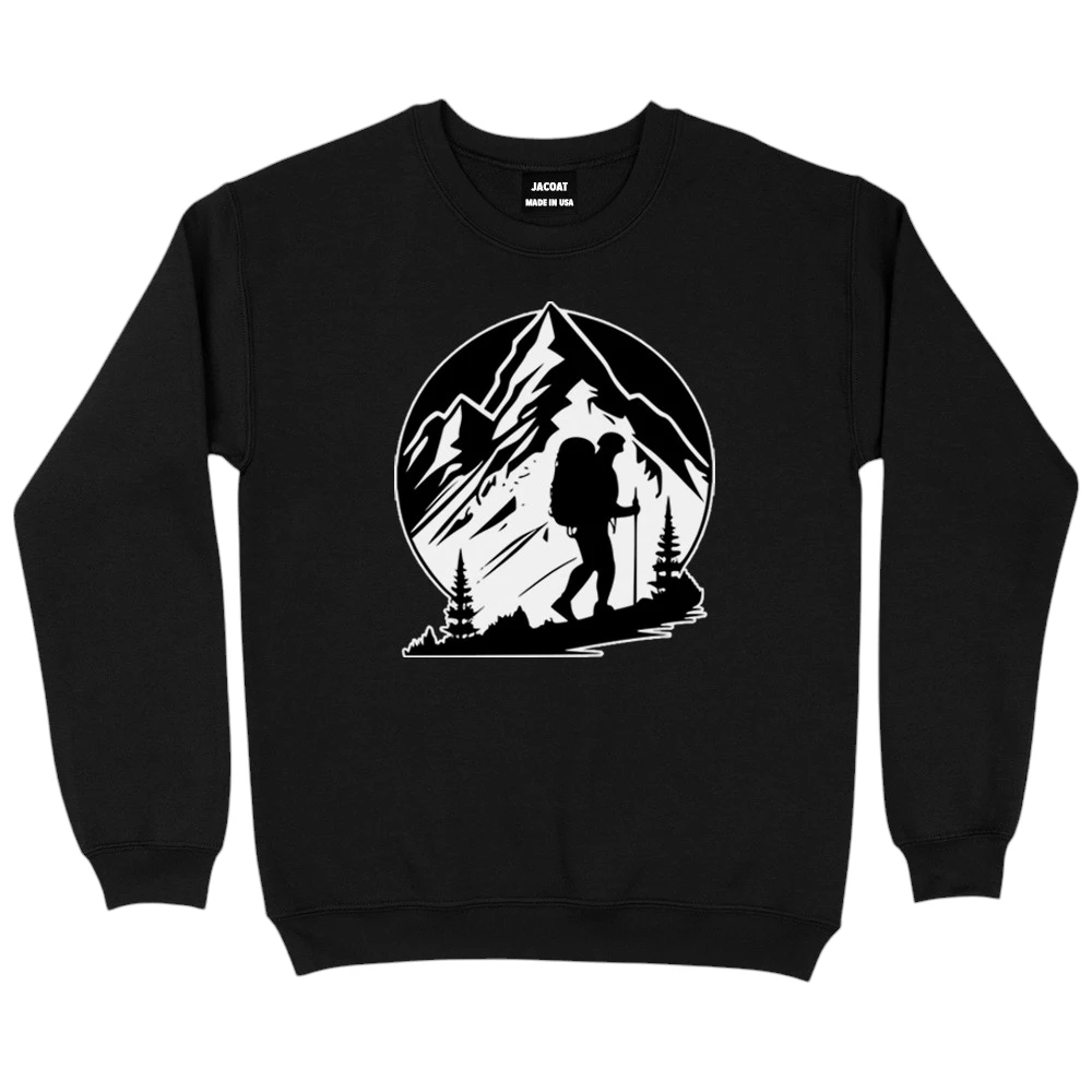 Go Hiking Sweatshirts - Black Go Hiking Sweatshirts - Black