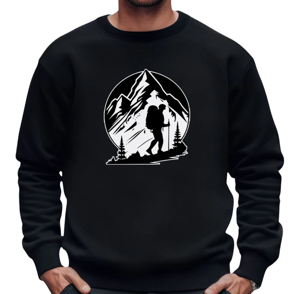 Go Hiking Sweatshirts - Black Go Hiking Sweatshirts - Black