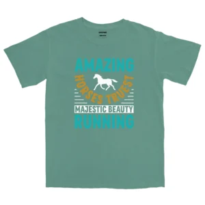 Amazing Horses Truest Majestic Beauty Running Unisex Comfort Colors T-shirts