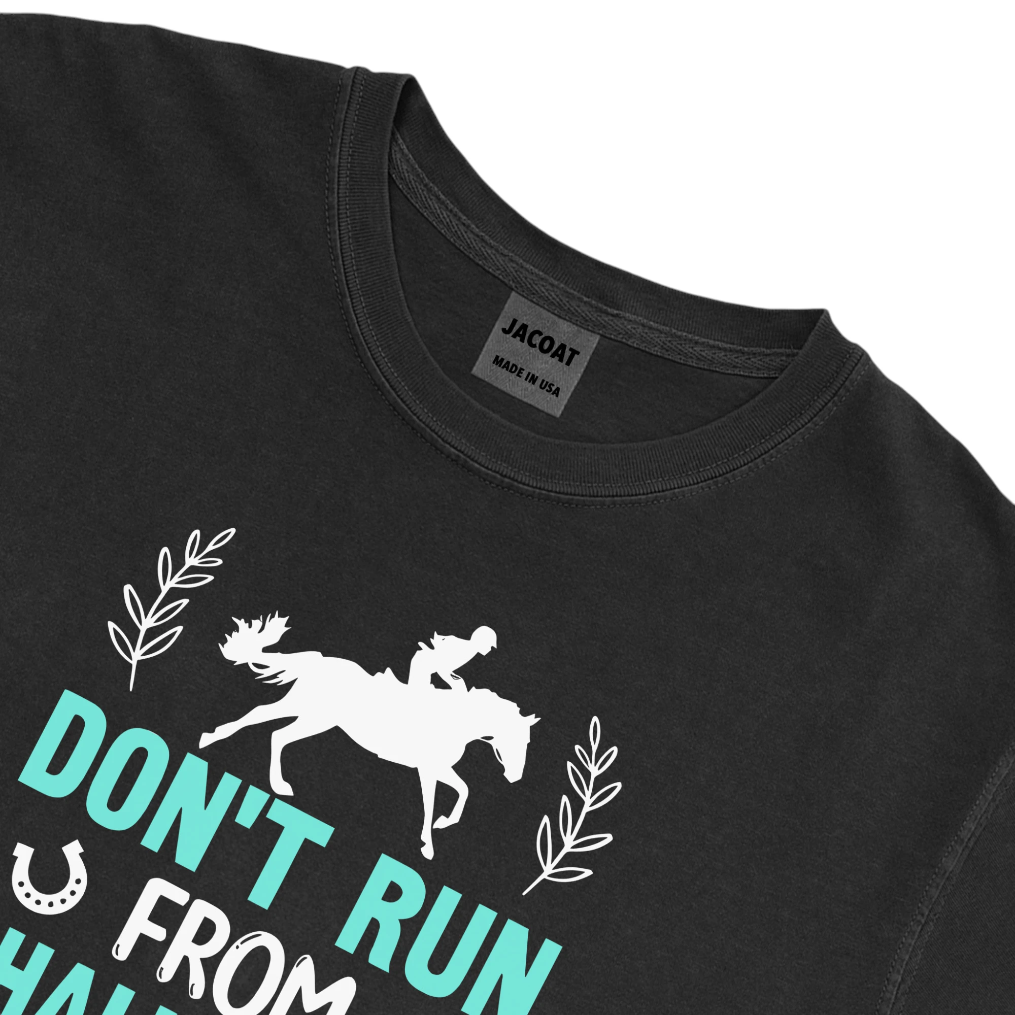 Don’t Run From Challenges Jump Over Them Unisex Comfort Colors T-shirts Don’t Run From Challenges Jump Over Them Unisex Comfort Colors T-shirts