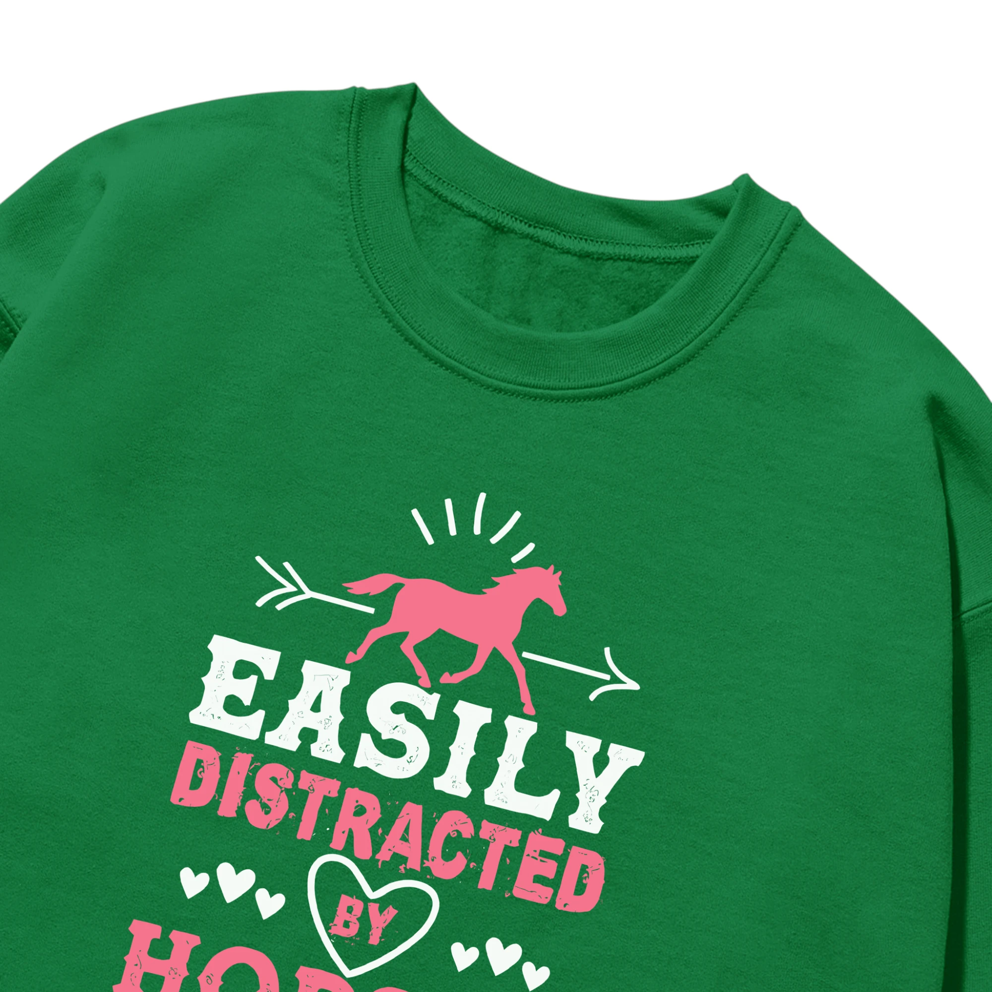 Easily Distracter By Horse Unisex Sweatshirt Easily Distracter By Horse Unisex Sweatshirt